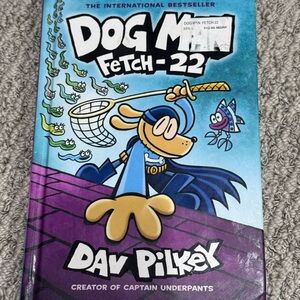 Dog Man: Fetch-22 Kids Hardcover - Blue & Purple
